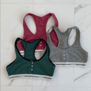 Womens Waffle Henley Bralette (3 for 20$)